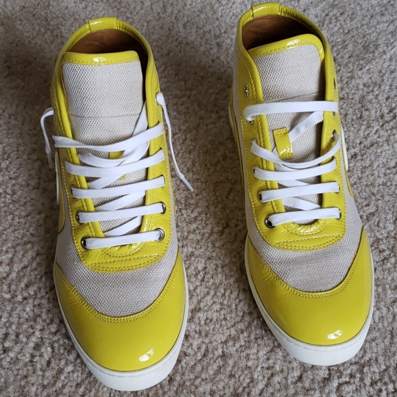 gucci yellow sneakers